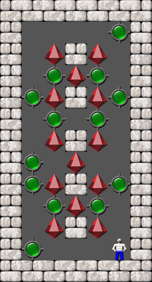 Сокобан More Bugs collections уровень 217